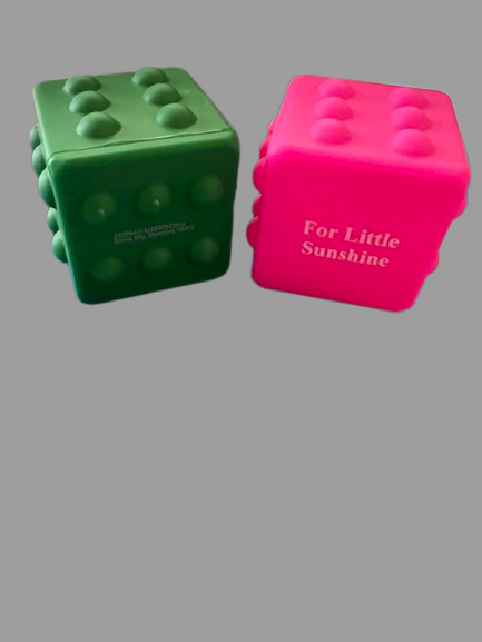 For Little Sunshine Square Push Pop Ball - Cognitive Tool