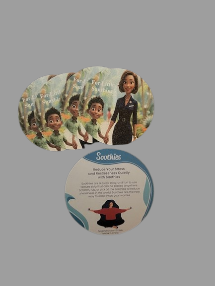VIP:  For Little Sunshine Soothie Strips - Cognitive Tool for Stress Relief - 4 pack